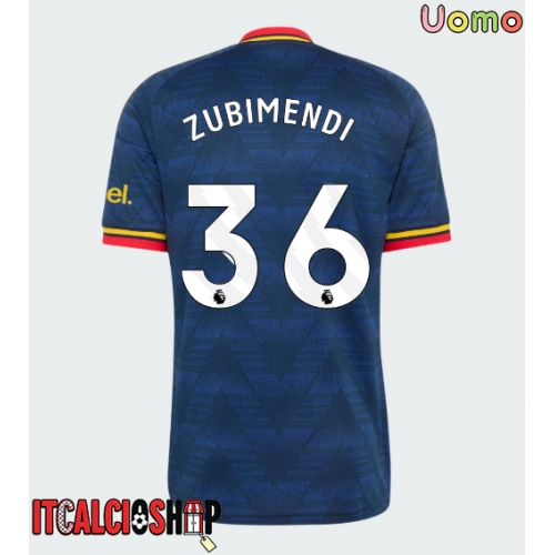 Arsenal Martin Zubimendi #36 Seconda Maglia 2026-27 Manica Corta